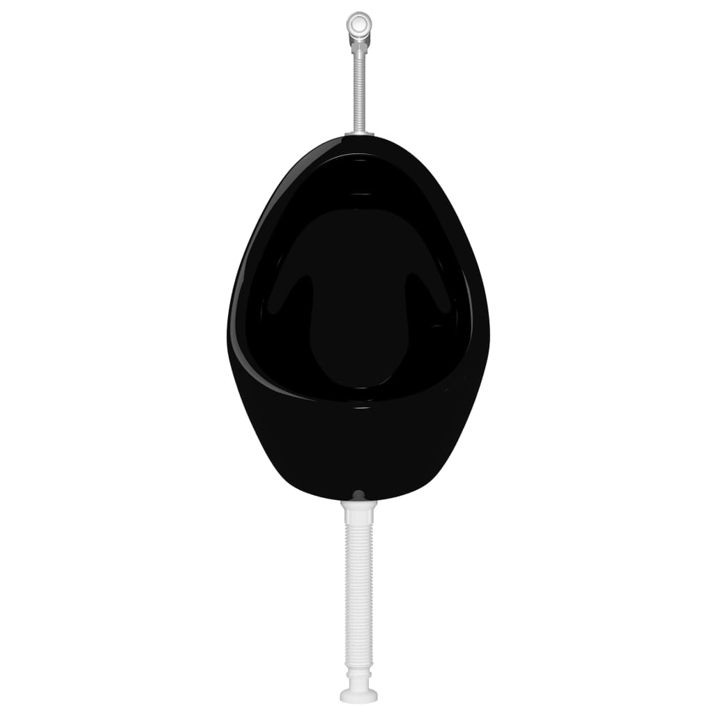 Wandurinal mit Spülventil Keramik Weiß