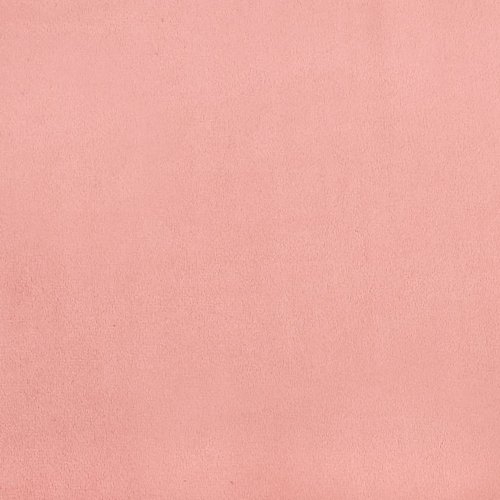 Kopfteil mit Ohren Dunkelblau 93x23x78/88 cm Samt