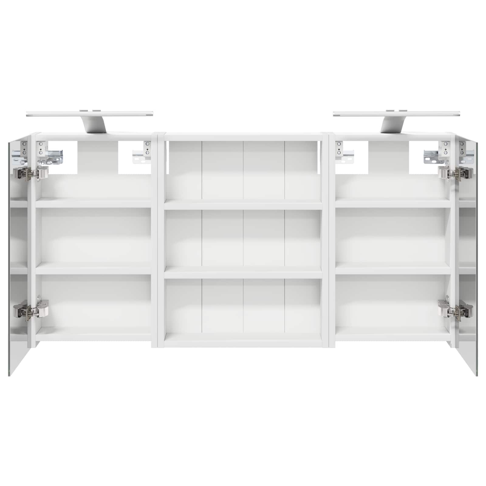 Badezimmerschrank-Set 3 pcs 80 x 10,5 x 50 cm Holzwerkstoff