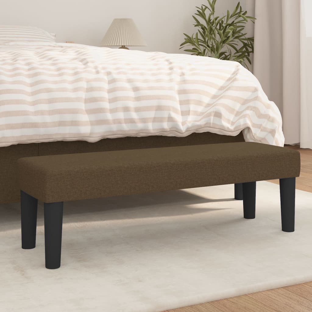Sitzbank Hellgrau 70x30x30 cm Stoff
