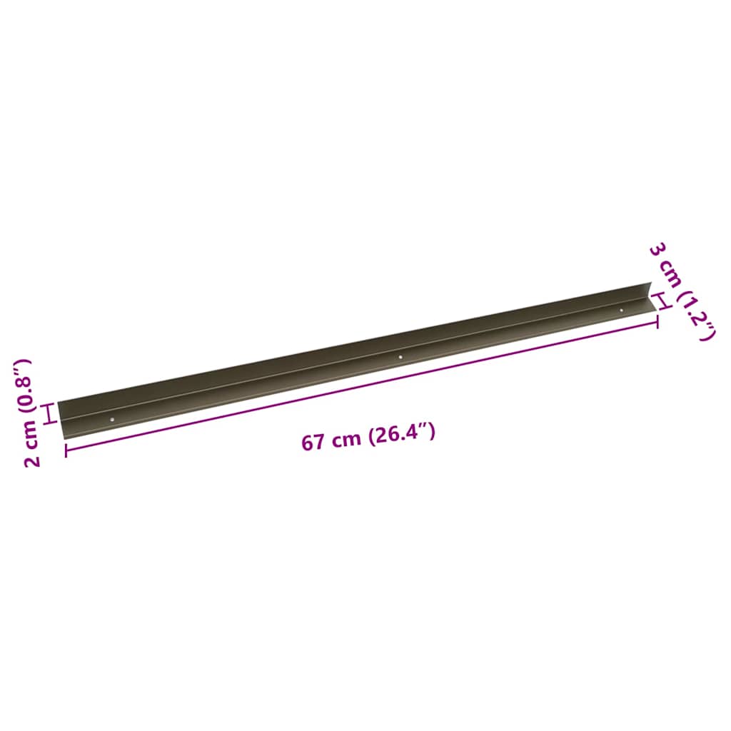 Treppenkantenprofile in L-Form 15 Stk. Aluminium 90 cm Silbern