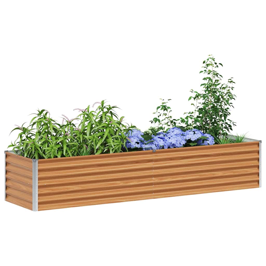 Garten-Hochbeet 100 x 50 x 36 cm Cortenstahl