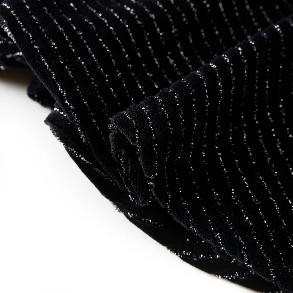 Kinderrock mit Bund in Leopardenmuster Schwarz 128