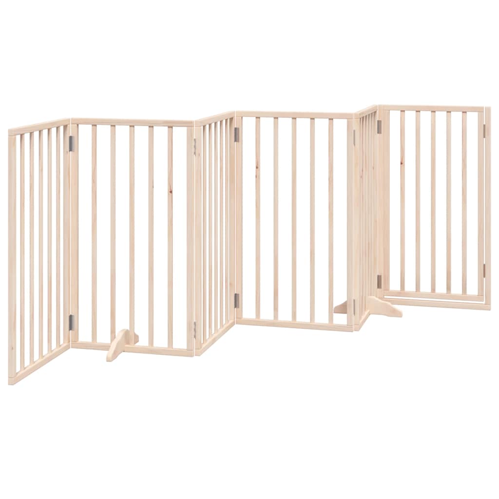 Hundegitter Faltbar 3 Paneele 150 cm Pappelholz