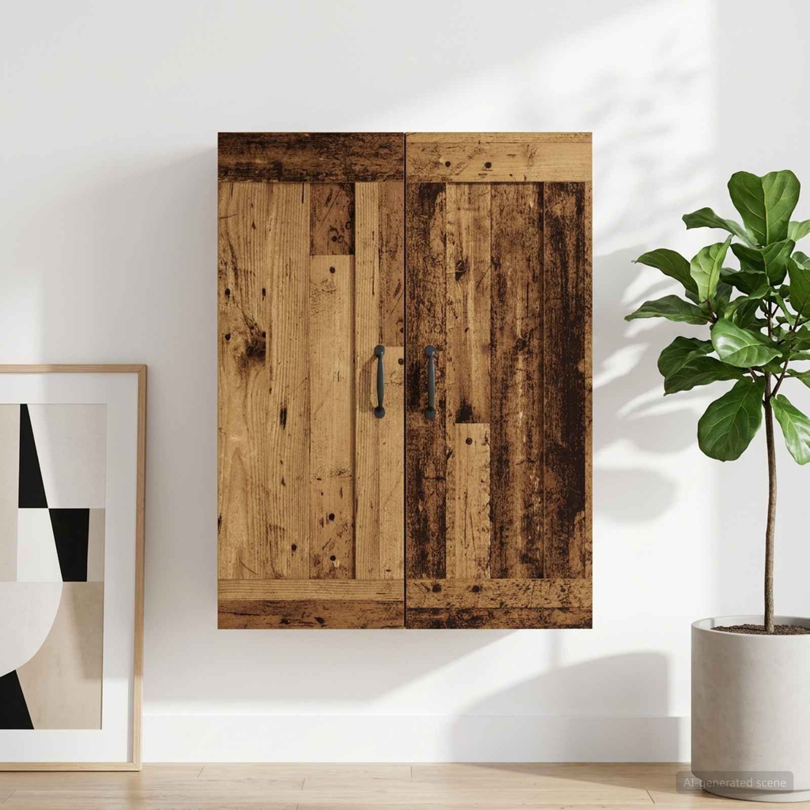 Hängeschrank Weiß 69,5x32,5x90 cm