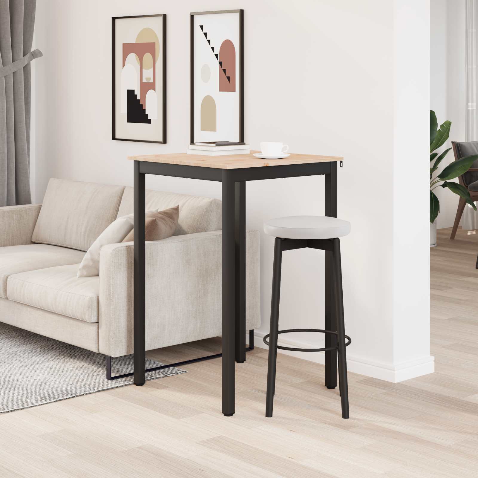 Bartisch Natur 200 x 100 x 105 cm Massives Kiefernholz
