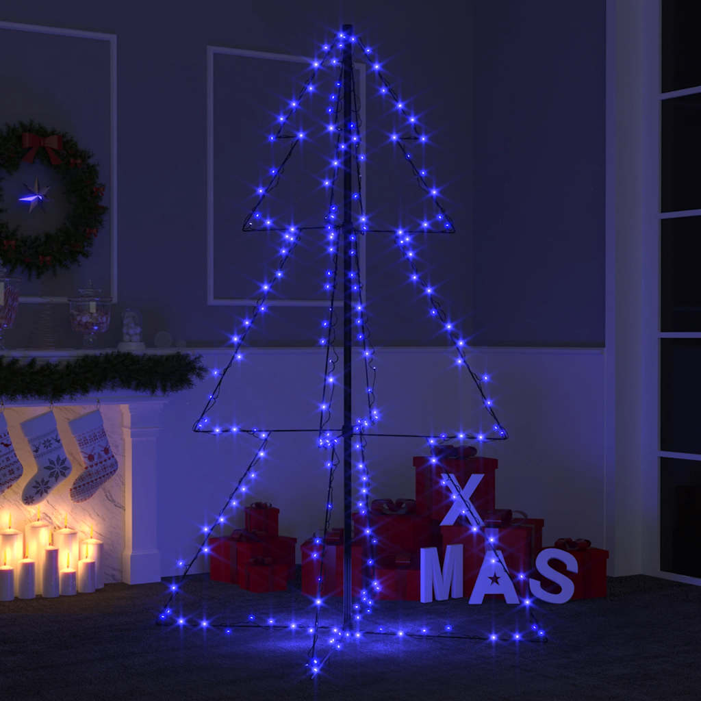 Weihnachtsbaum in Kegelform 160 LEDs Indoor & Outdoor 78x120 cm