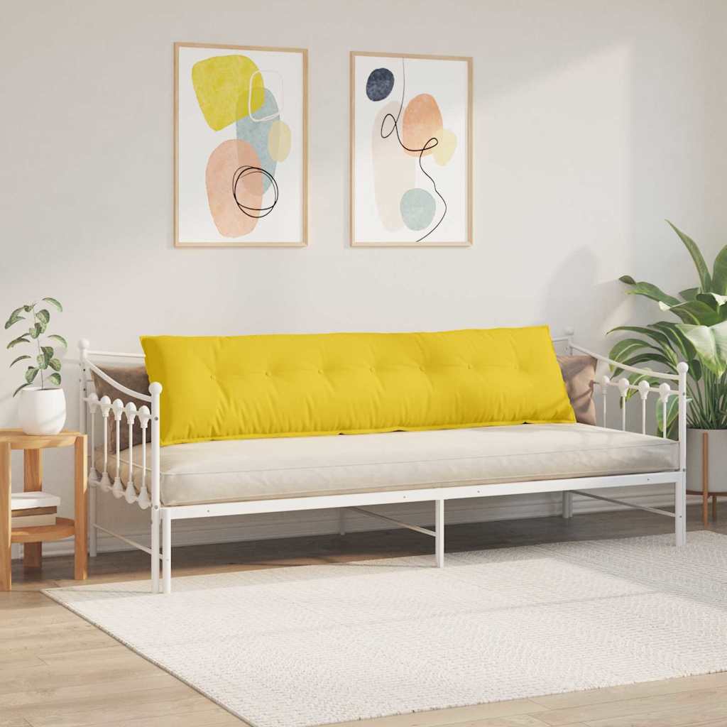 Rückenkissen Hellgrau 50 x 19 x 45 cm Stoff