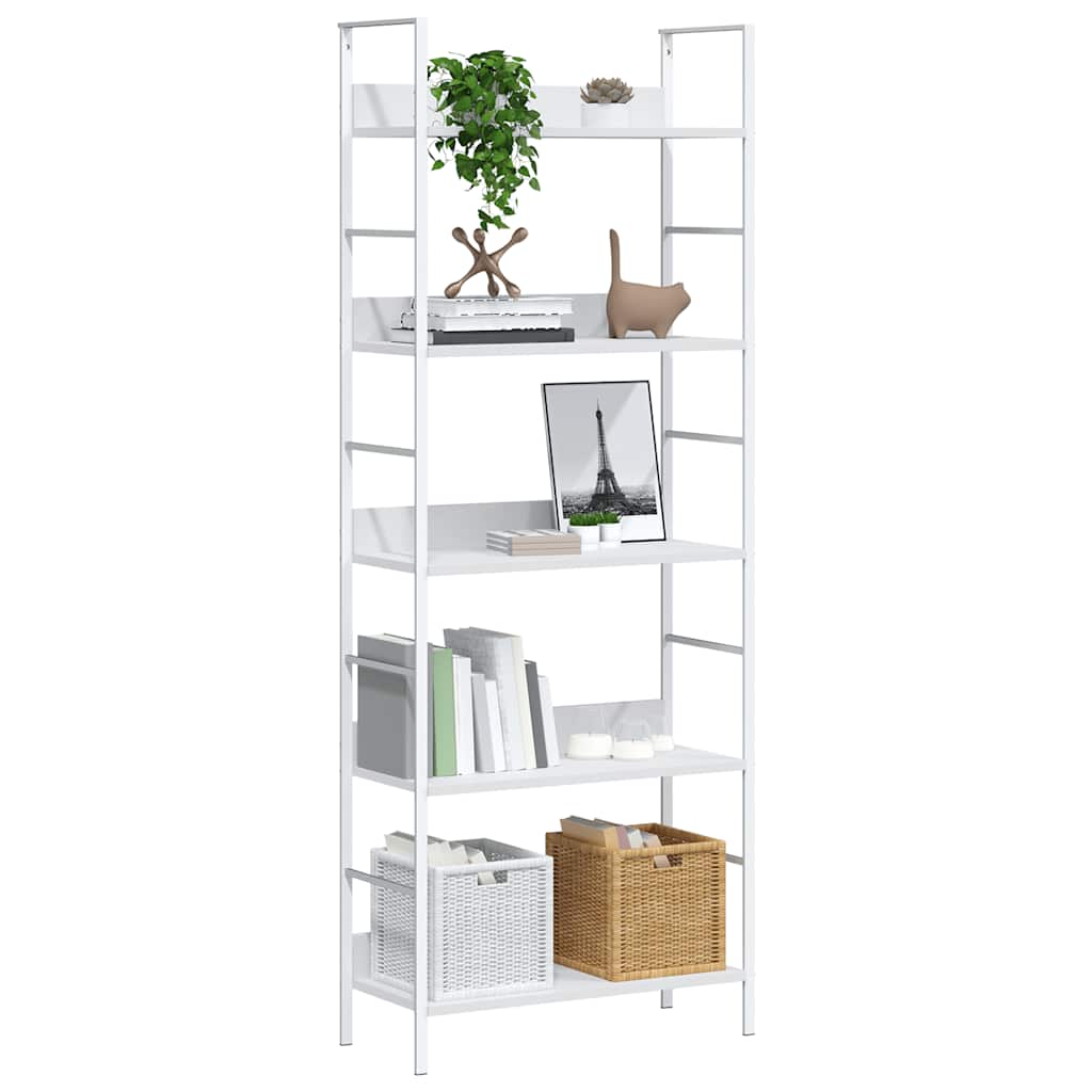Bücherregal 3 Regalböden Schwarz 60×27,6×90,5 cm Holzwerkstoff