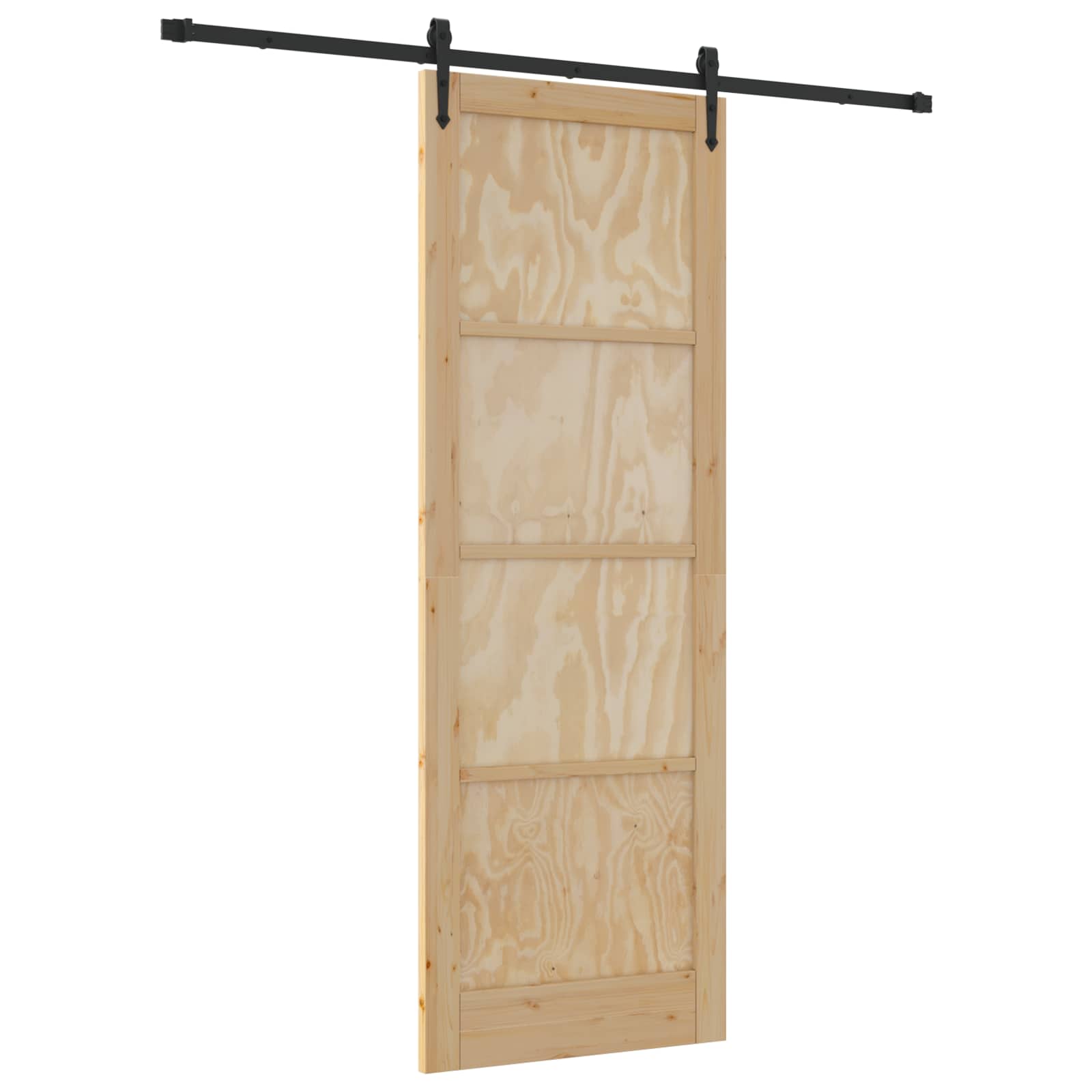 Schiebetür ORKDAL Natur 61 x 198,5 cm Massives Kiefernholz