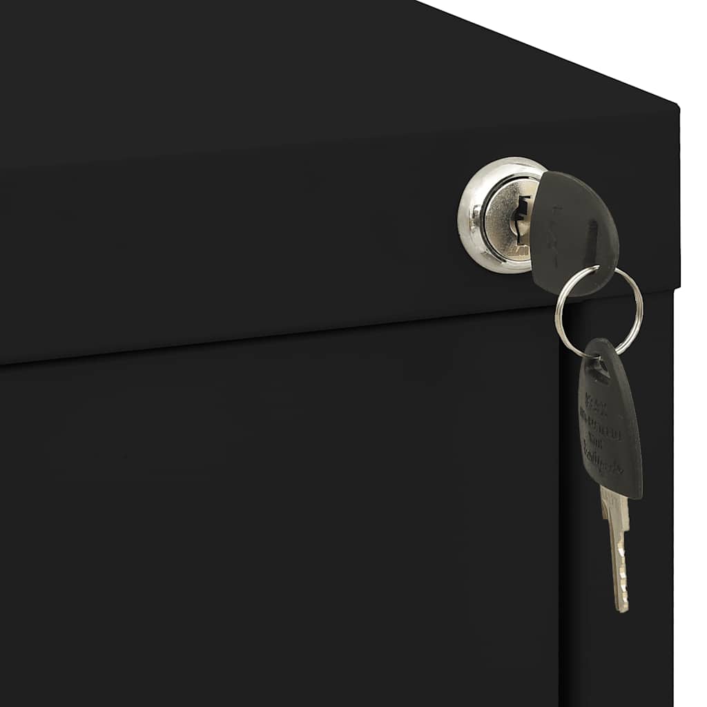 Aktenschrank Weiß 46x62x72,5 cm Stahl