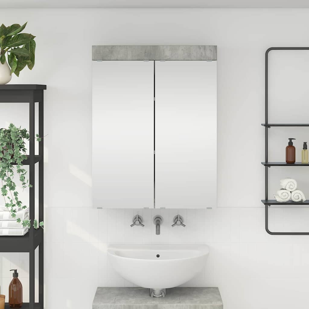 Badezimmermöbel-Set TULUM 2 pcs Weiß 60 x 34 x 63 cm