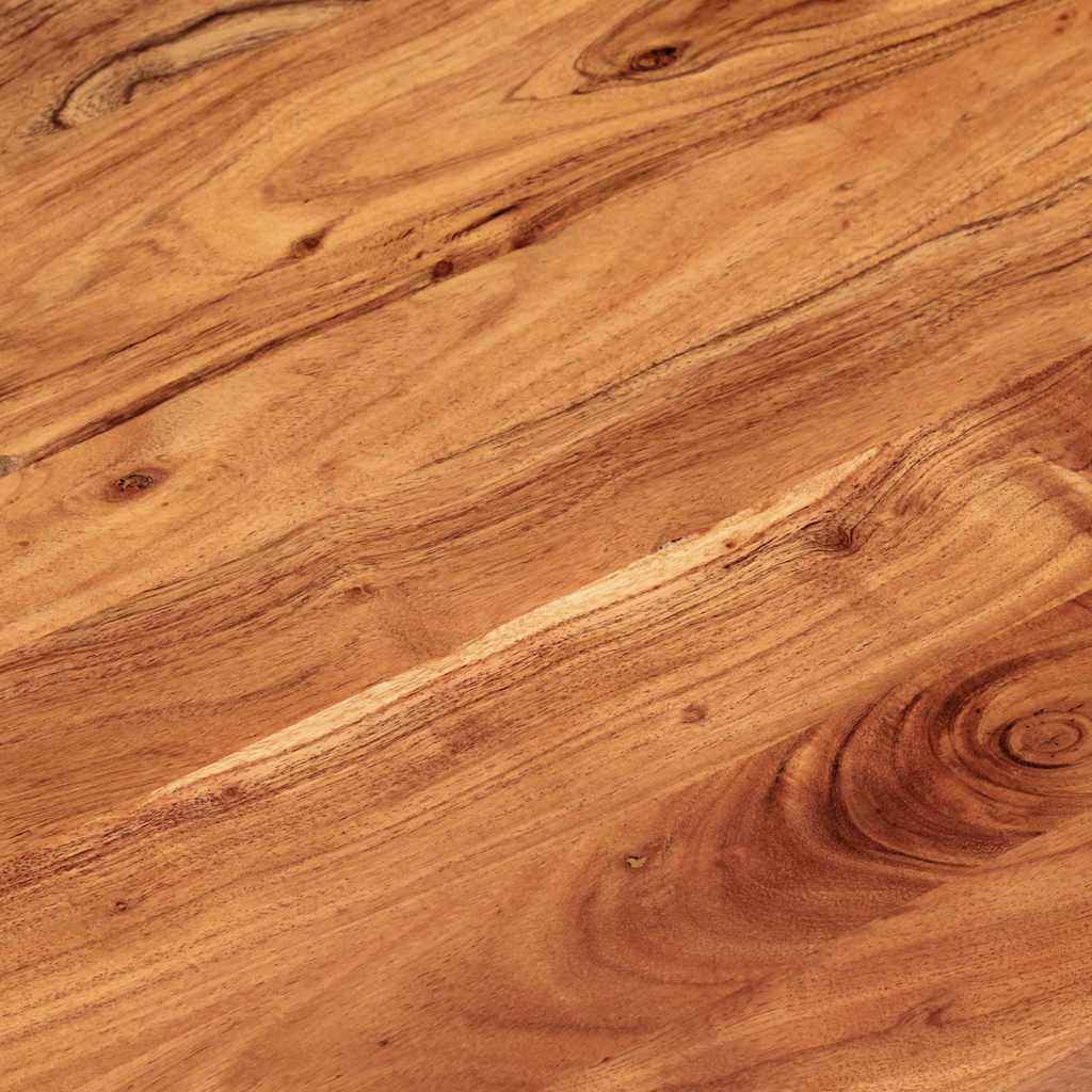 Tischplatte 110x40x2,5 cm Oval Massivholz Mango