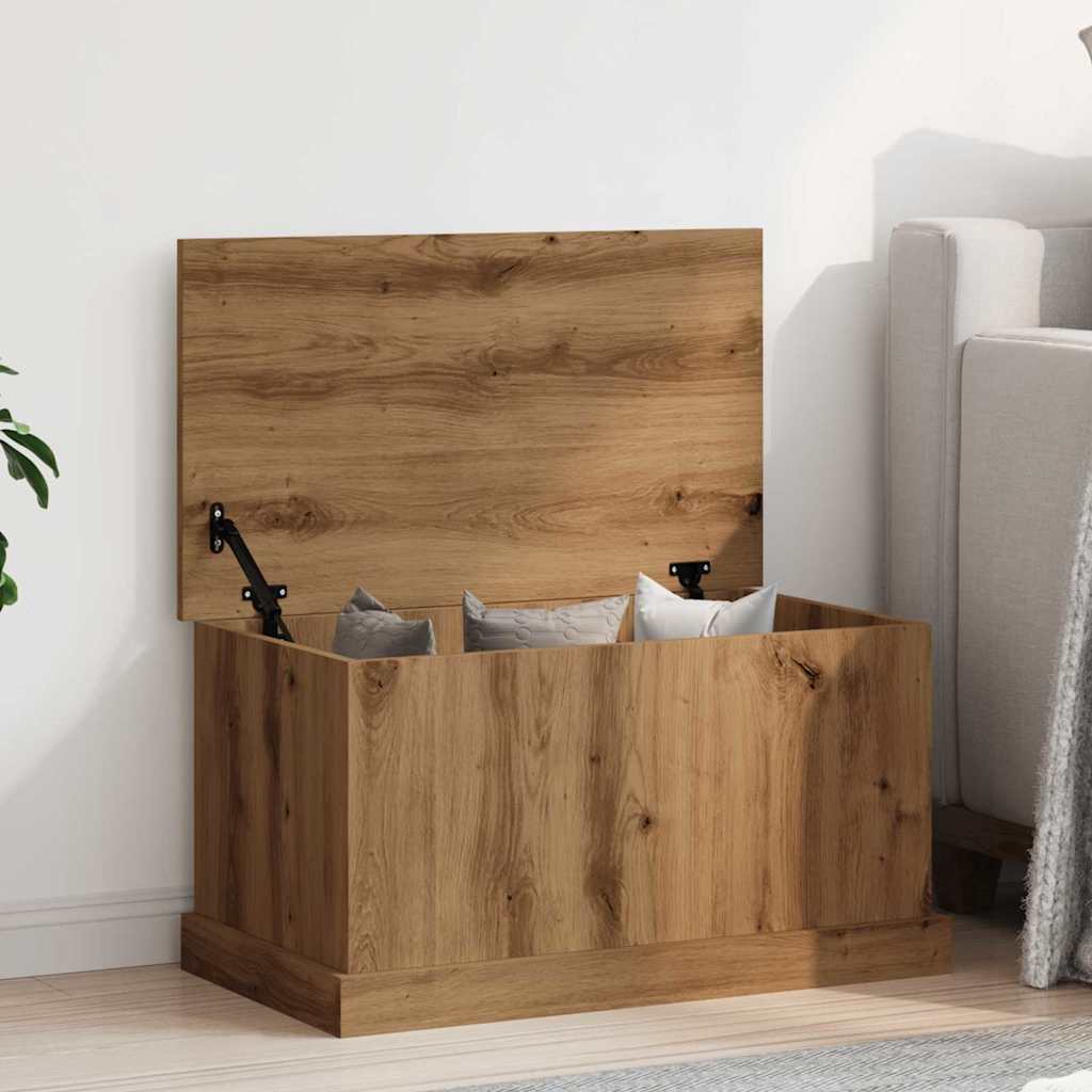 Aufbewahrungsbox Weiß 50 x 30 x 28 cm Holzwerkstoff