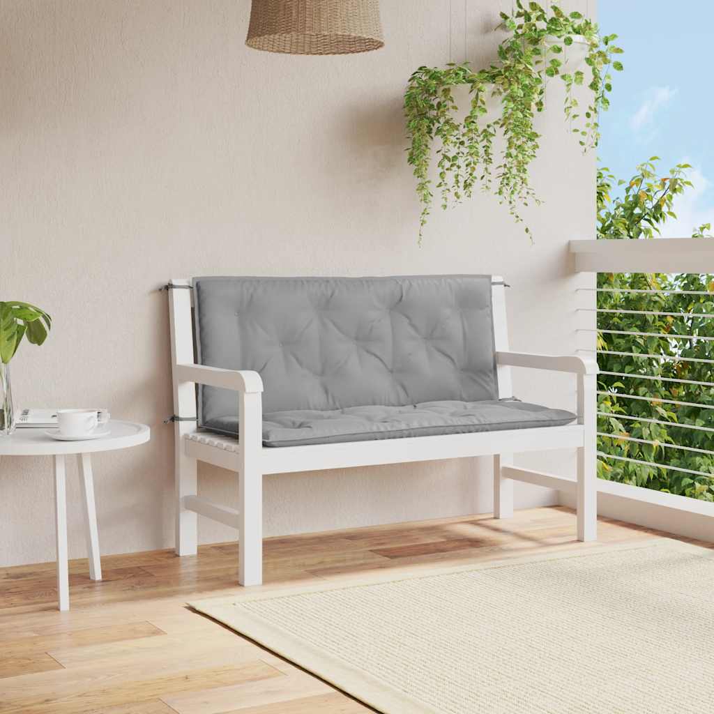 Gartenbank-Auflage Anthrazit 100x(50+50)x7 cm Oxford-Gewebe