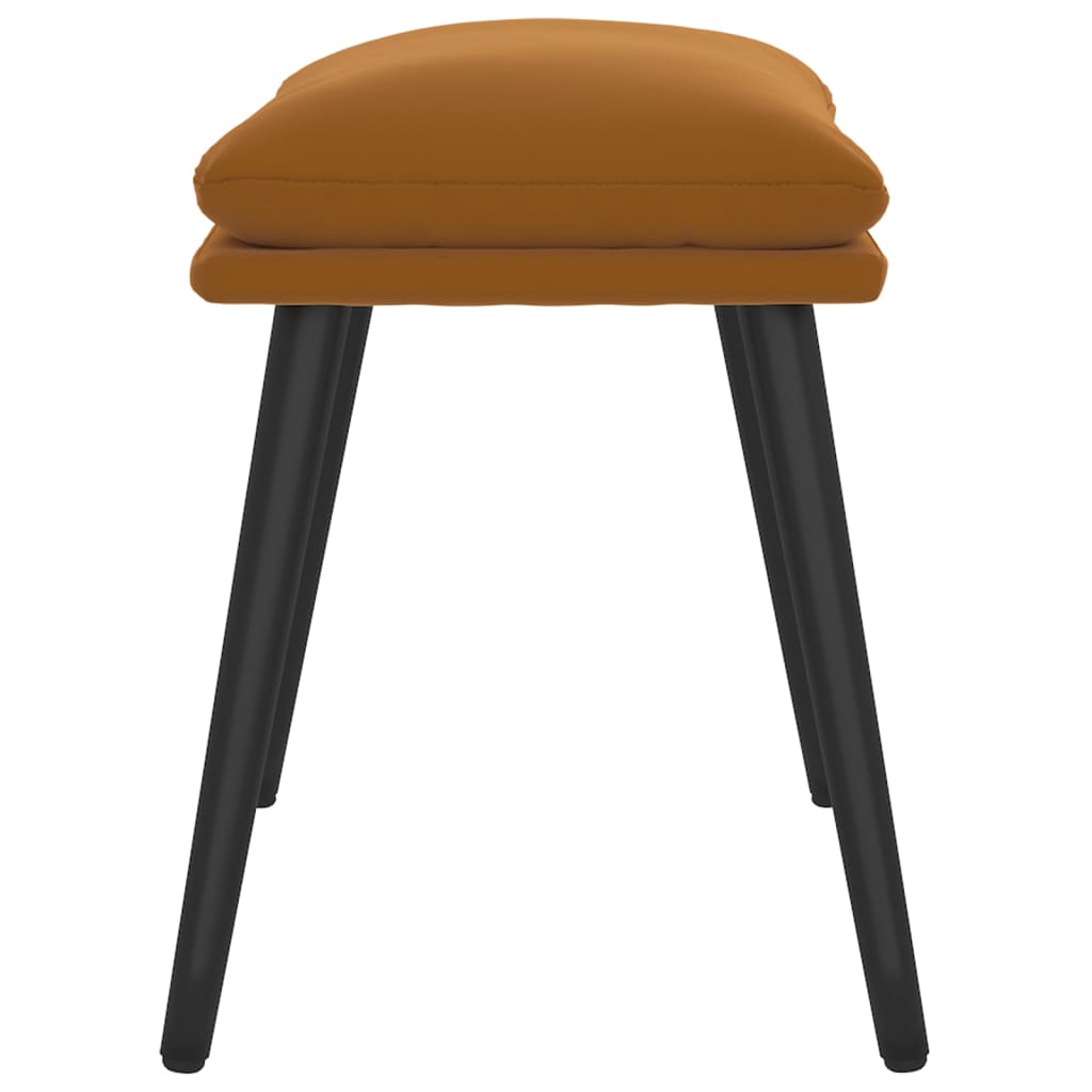 Fußhocker Hellgrau 45x29,5x35 cm Samt