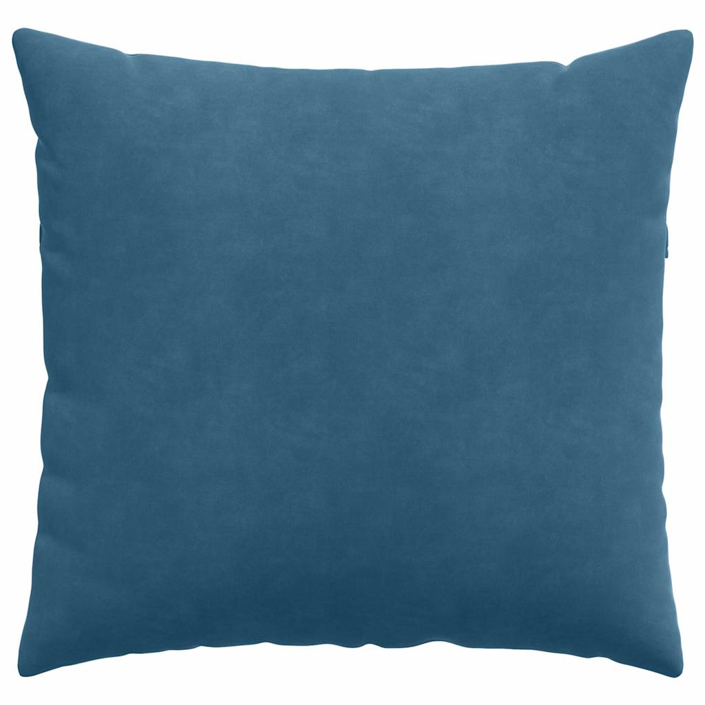 Sofakissen 2 Stück Blau 50 x 30 cm Cordstoff