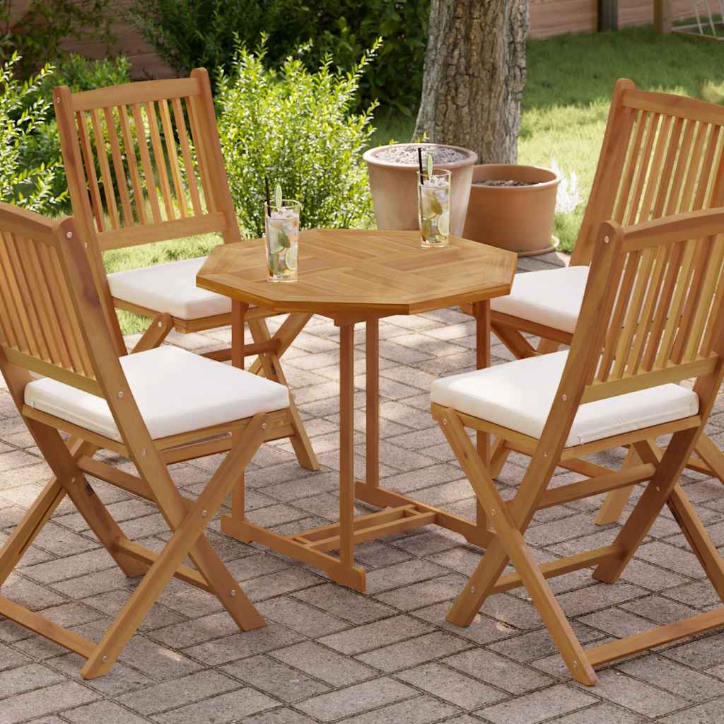 Tischplatte Massivholz Teak Rund 2,5 cm 40 cm