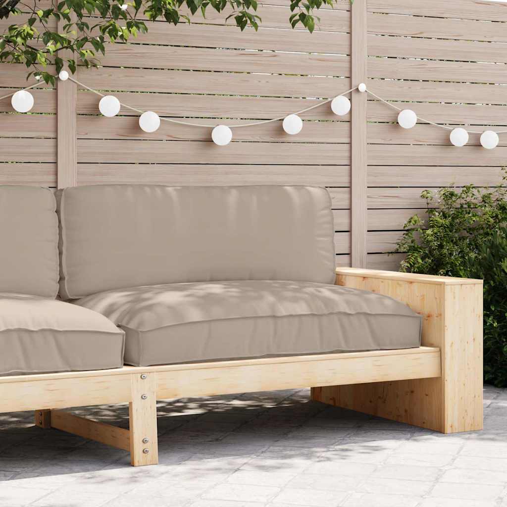 Kissen Anthrazit 120 x 80 x 12 cm Oxford-Stoff