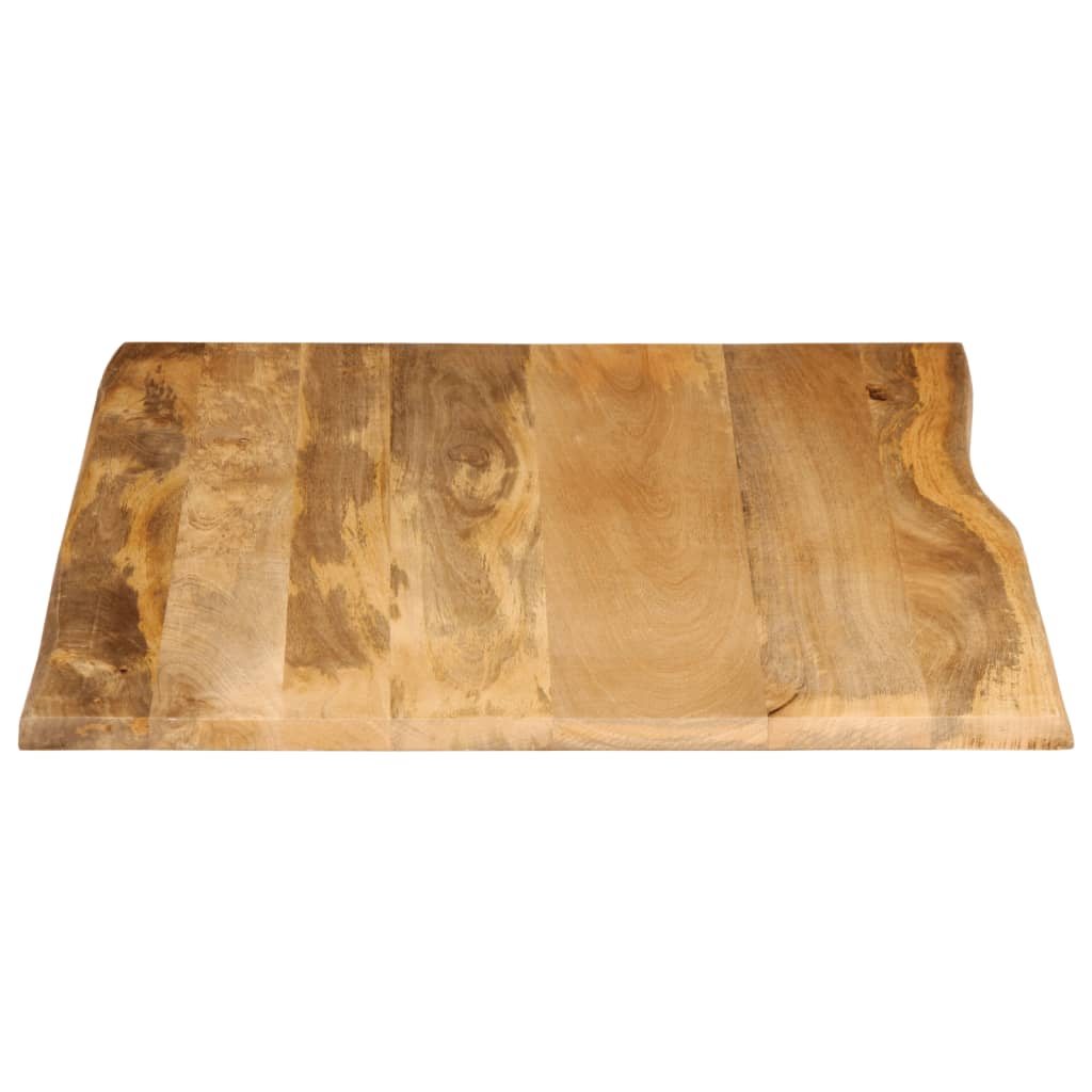 Tischplatte 40x40x2,5 cm Rechteckig Massivholz Akazie Baumkante
