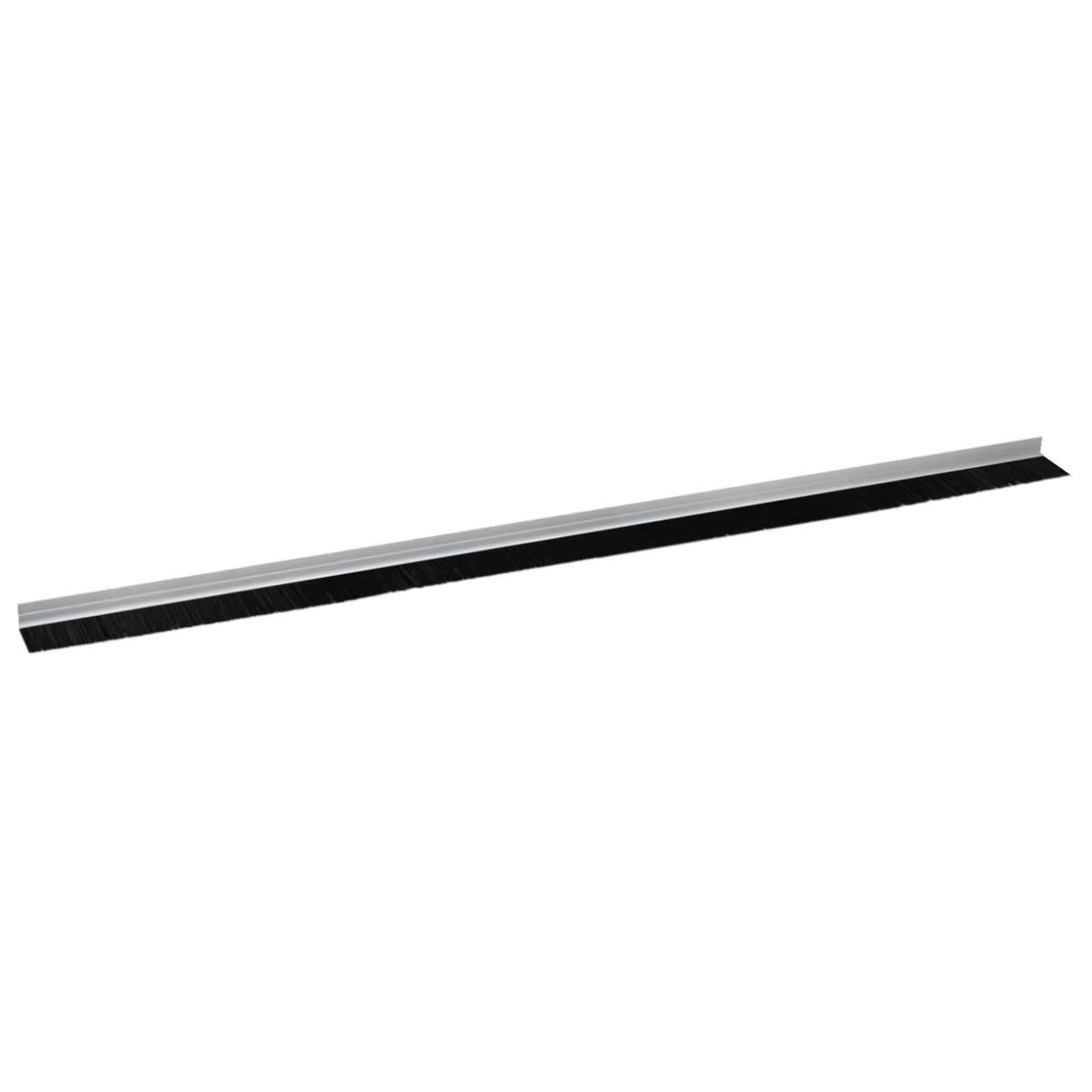 Selbstklebende Türbürstendichtungen 2 pcs Braun 100 cm