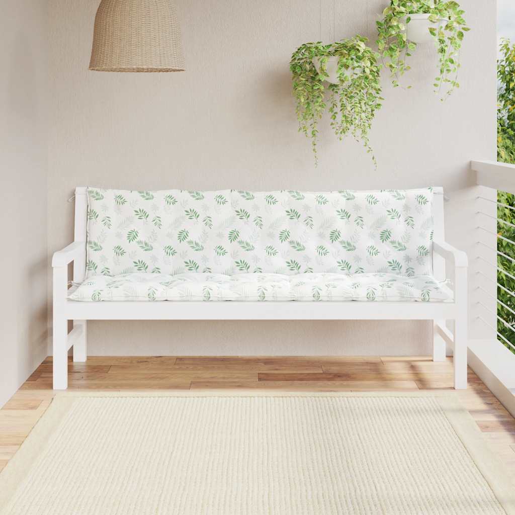 Gartenbank-Auflage Anthrazit 100x(50+50)x7 cm Oxford-Gewebe