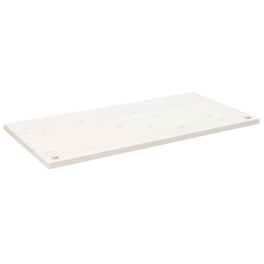 Schreibtischplatte 80x40x2,5 cm Massivholz Kiefer