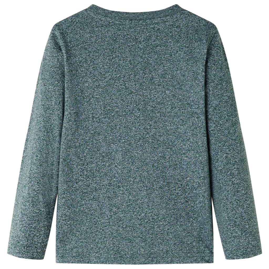 Kinder-Langarmshirt Cognac Melange 104