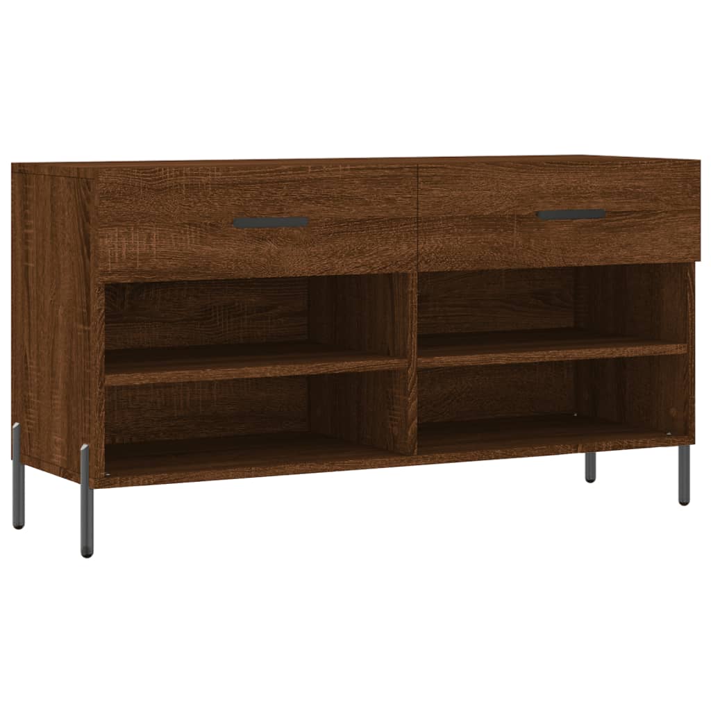 Schuhbank Weiß 102x35x55 cm Holzwerkstoff