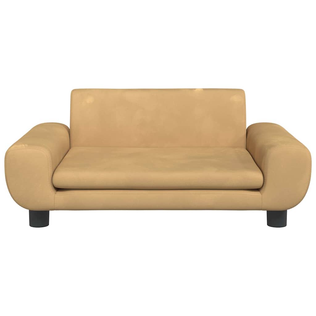 Hundebett Blau 100x54x33 cm Samt