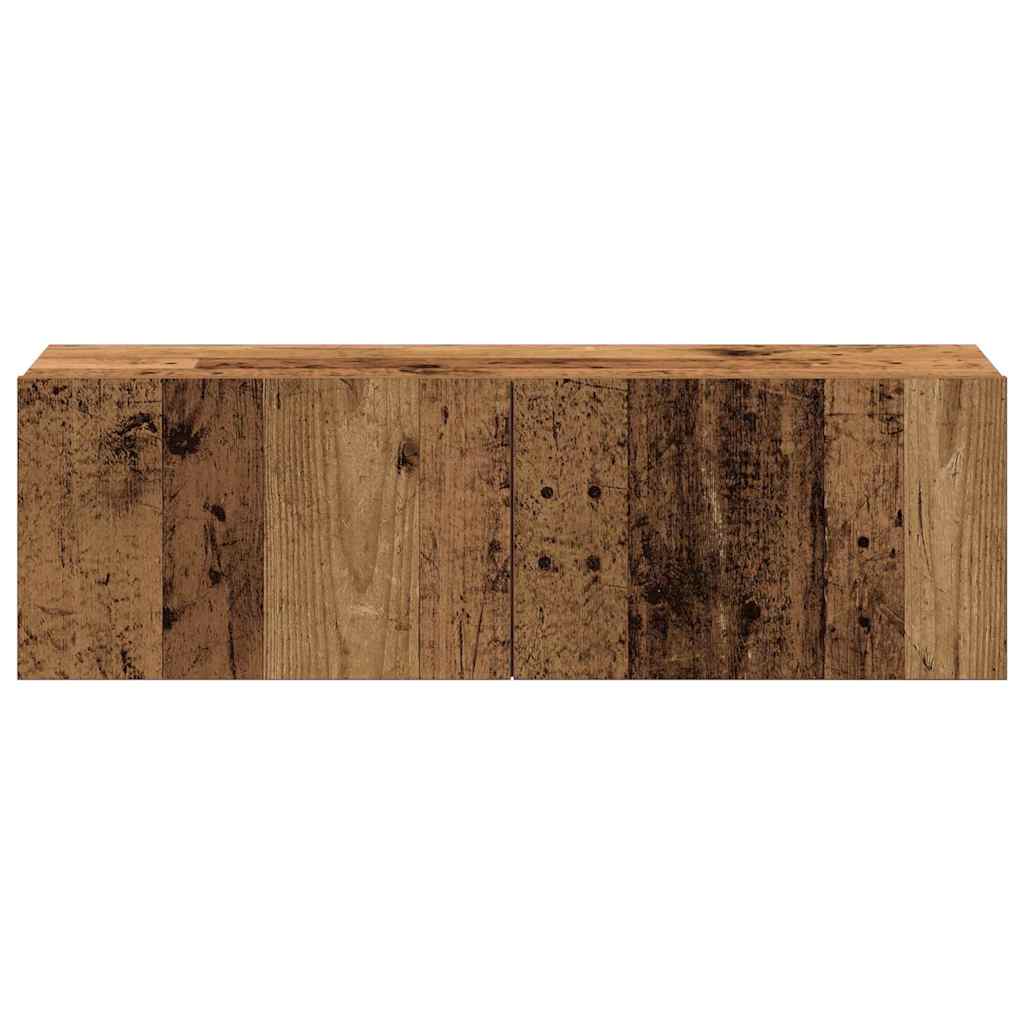 4-tlg. TV-Schrank-Set Weiß Holzwerkstoff