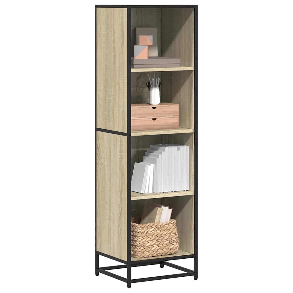Bücherregal Schwarz 60x35x139 cm Holzwerkstoff