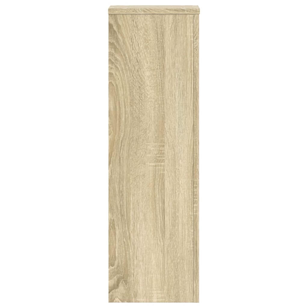 Pflanzenständer 2 Stk. Weiß 33x33x100 cm Holzwerkstoff