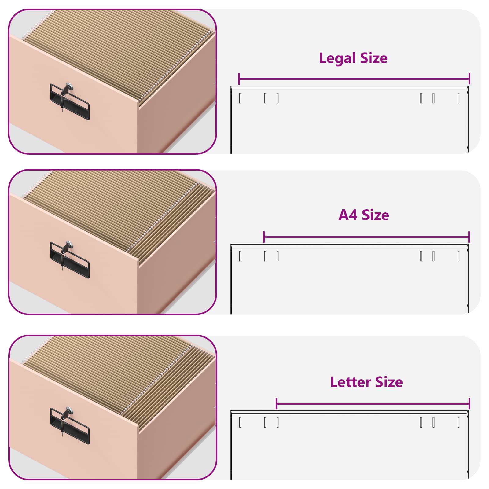 Aktenschrank 2 pcs Schwarz 44 x 50 x 139 cm Kaltgewalzter Stahl