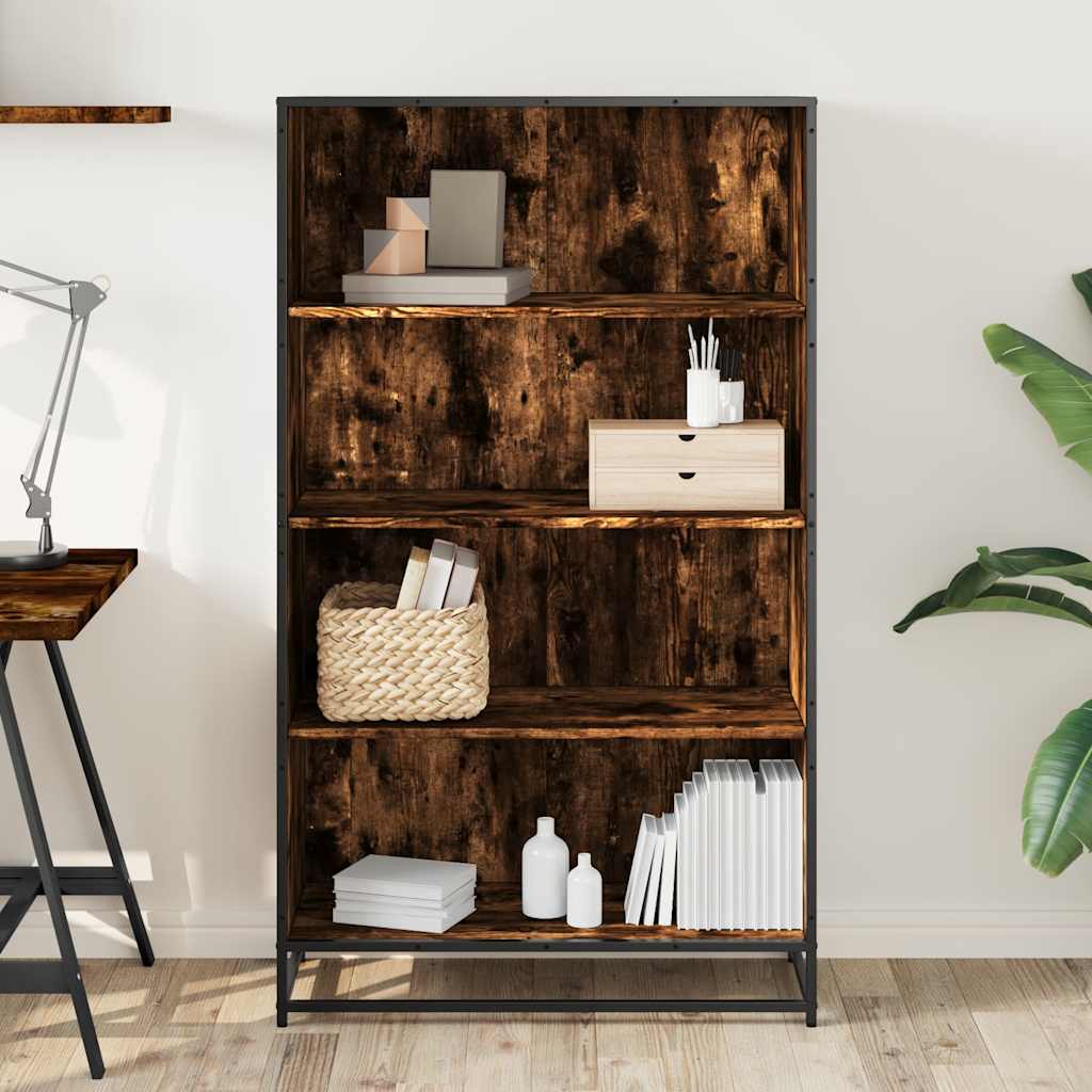 Bücherregal Schwarz 60x35x139 cm Holzwerkstoff