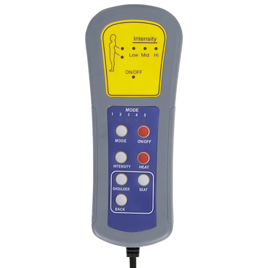 Massage Relaxsessel Dunkelgrau 91 x 71 x 105 cm Samt