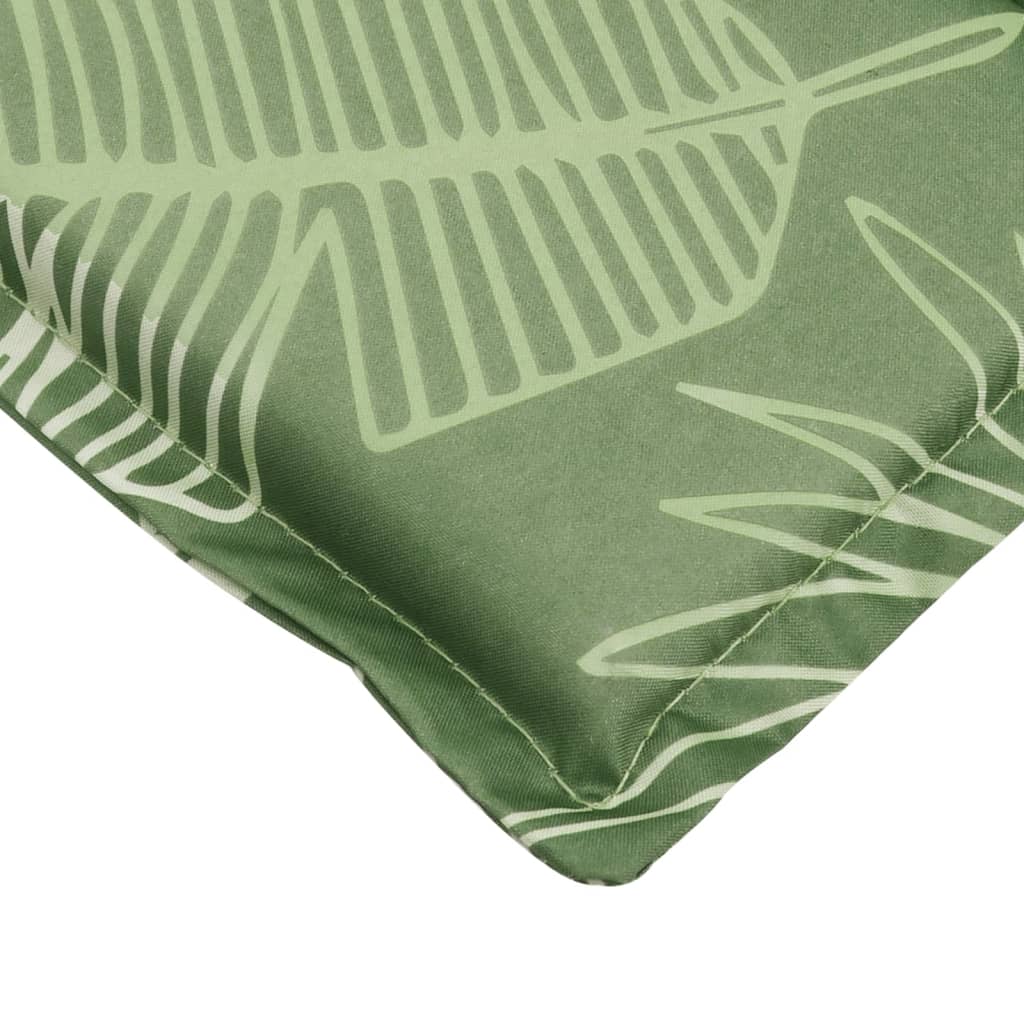 Liege-Kissen Blatt Blattmuster 200 x 70 x 3 cm Oxford-Stoff