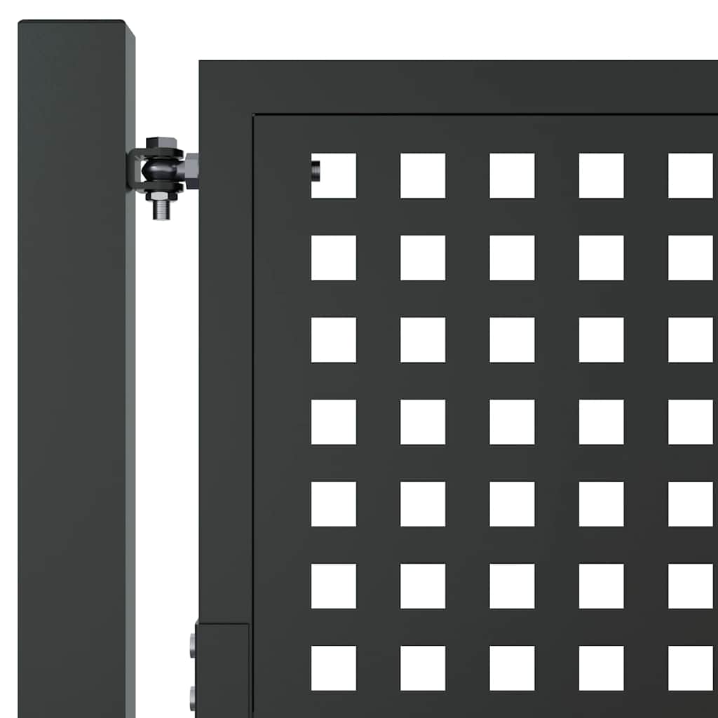Gartentor Anthrazit 100x75 cm Stahl