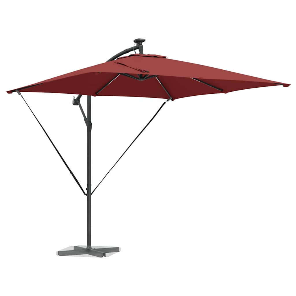 Sonnenschirm Sand 249 x 249 x 250 cm Polyester und Aluminium