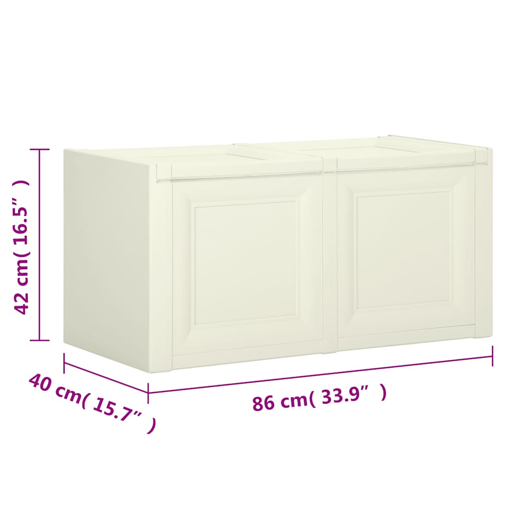 Kissenbox Grau 86x40x42 cm 85 L