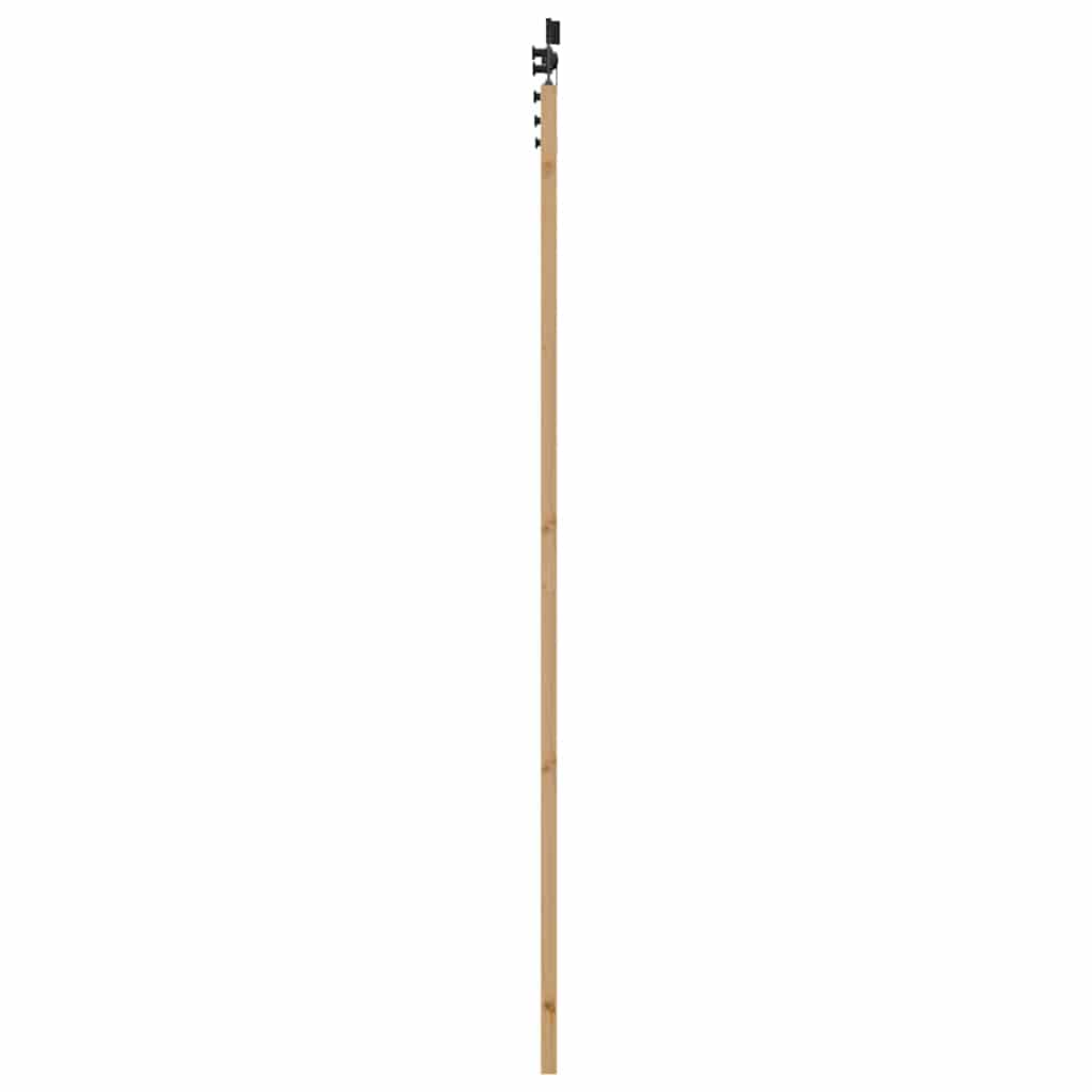 Schiebetür ORKDAL Natürlich und Schwarz 61 x 198,5 cm