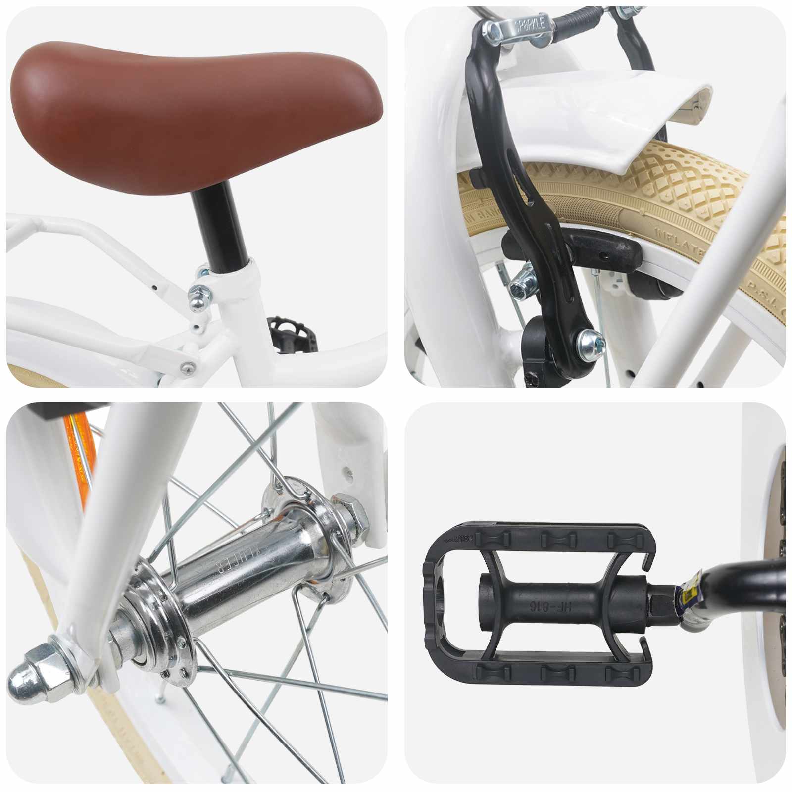 Kinderfahrrad 12 Zoll für 2-4 Jahre alt Hellrosa