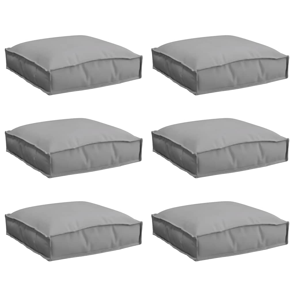 Kissen 2 pcs Anthrazit 40 x 40 x 8 cm Oxford-Stoff