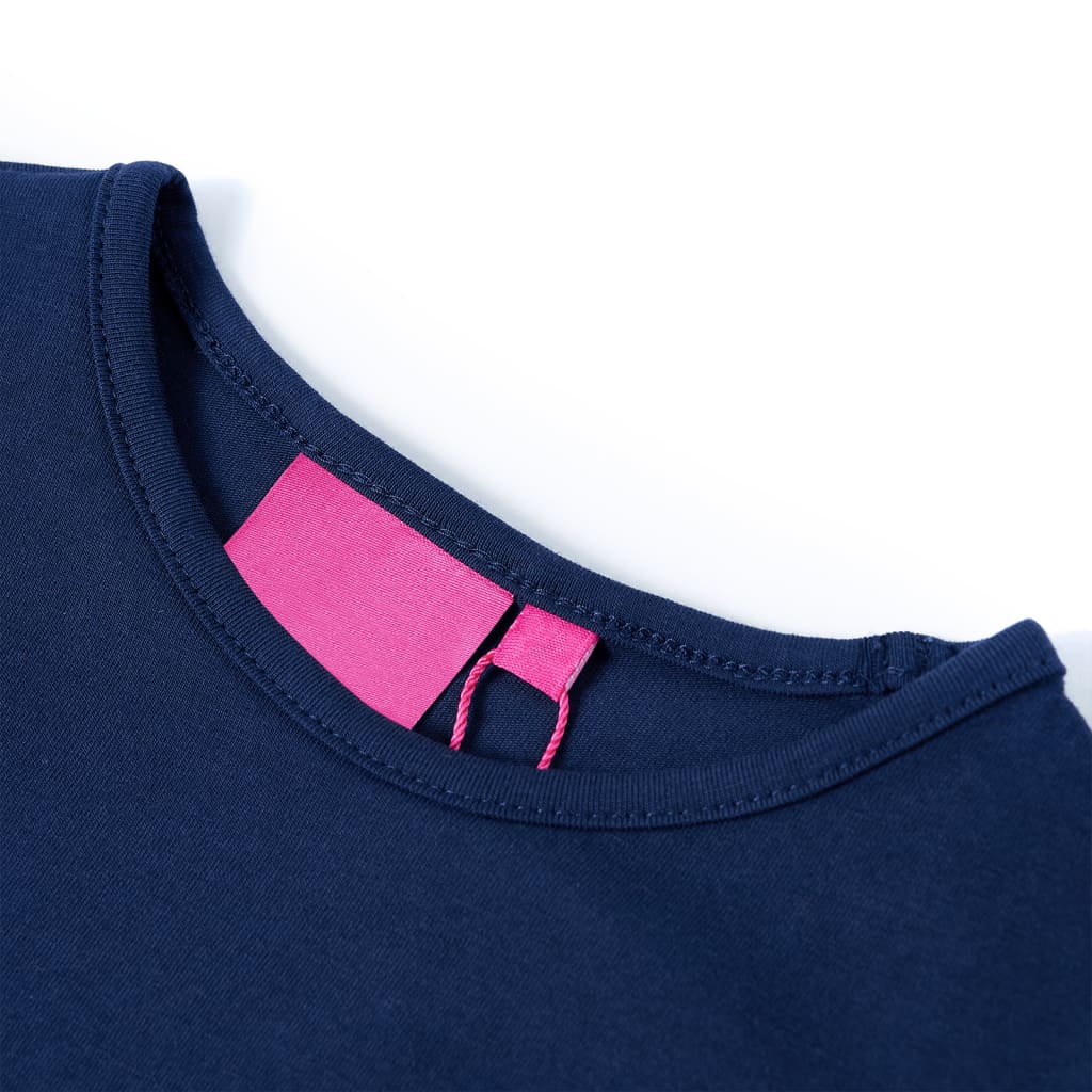 Kinder-Langarmshirt Himbeerrosa 92
