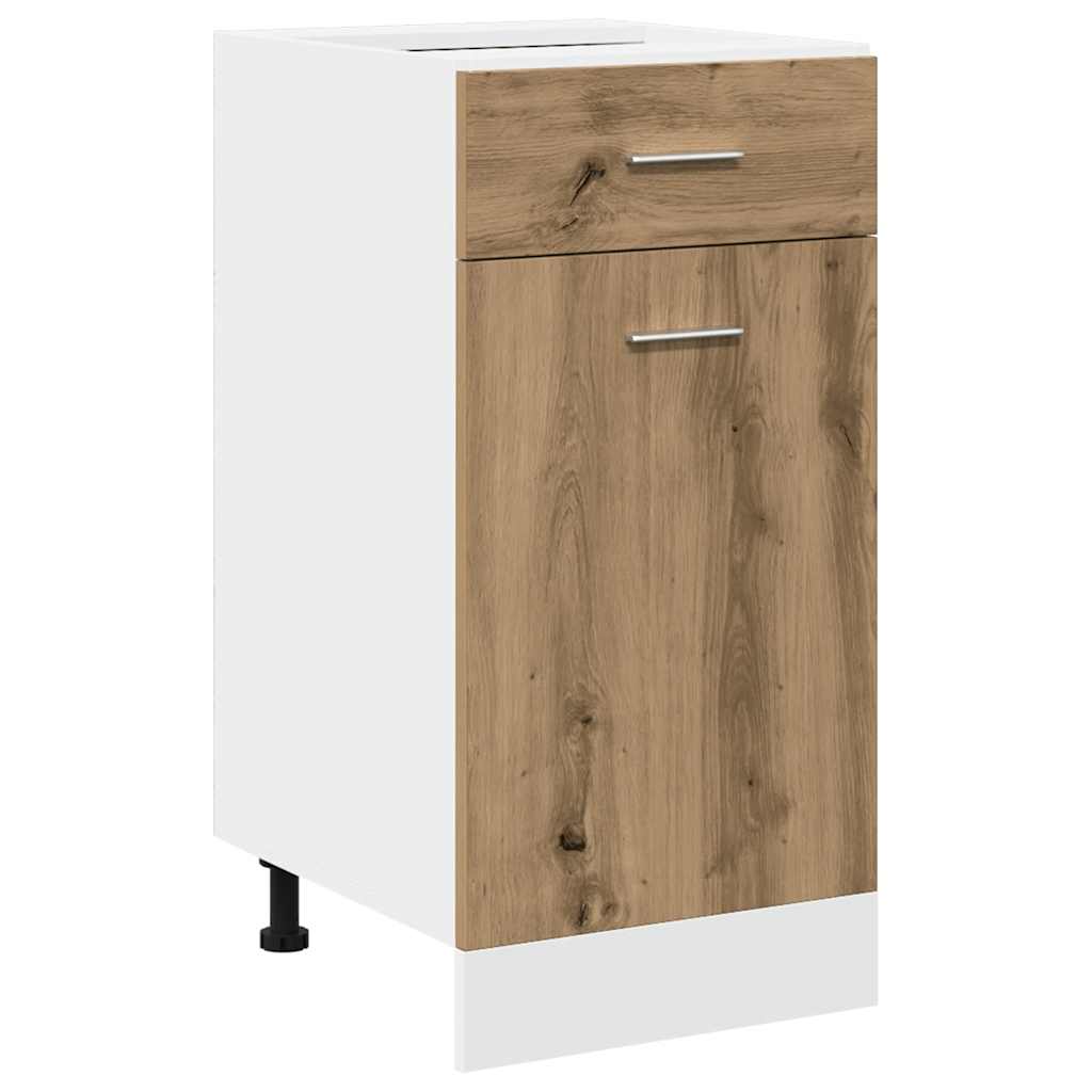 11-tlg. Küchenschrank-Set Lyon Altholz-Optik Holzwerkstoff