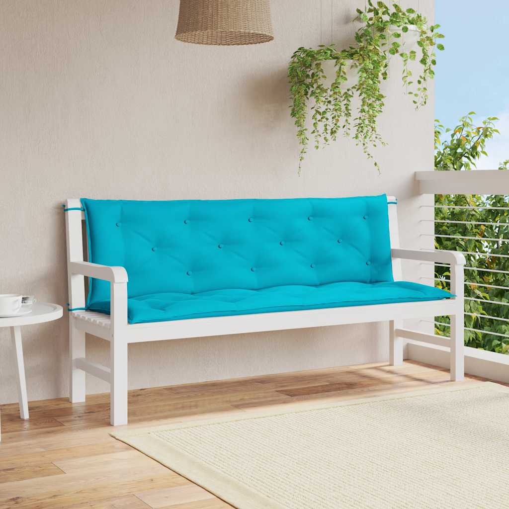 Gartenbank-Auflage Anthrazit 100x(50+50)x7 cm Oxford-Gewebe