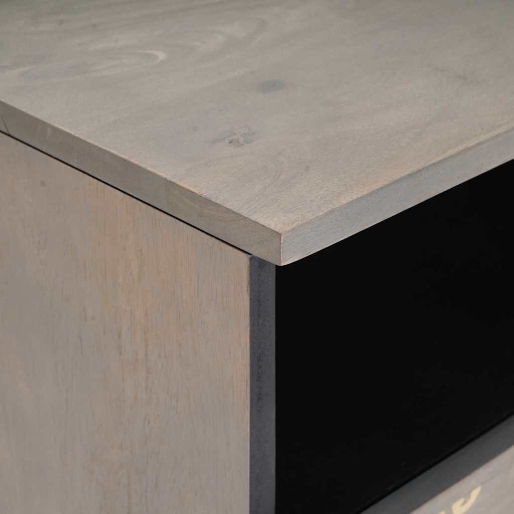 TV-Schränk Honigbraun 80 x 33 x 46 cm Massivholz Mango