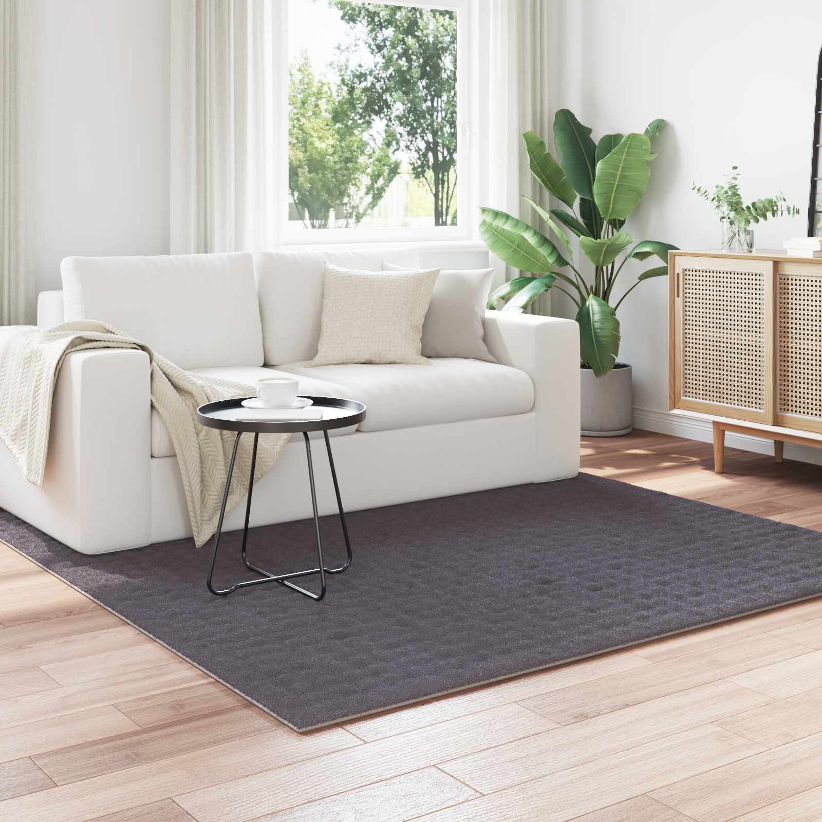 Bereichsteppiche Rechtwinklig SIROLO Creme 150 x 80 cm