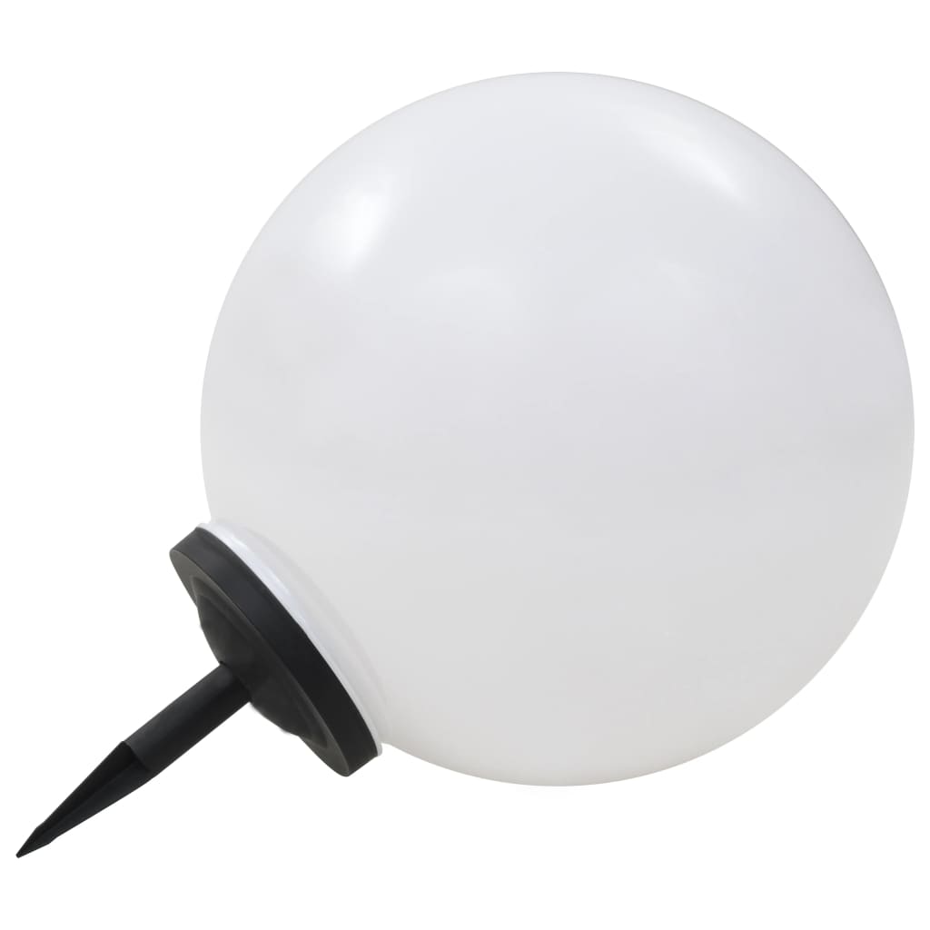Außen-Solarlampen 4 Stk. LED Kugel 30 cm RGB