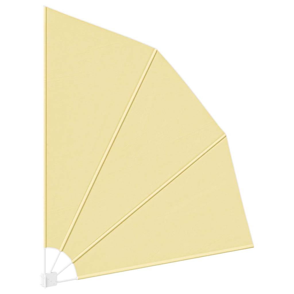 Faltbarer Balkonfächer Grau 210×210 cm
